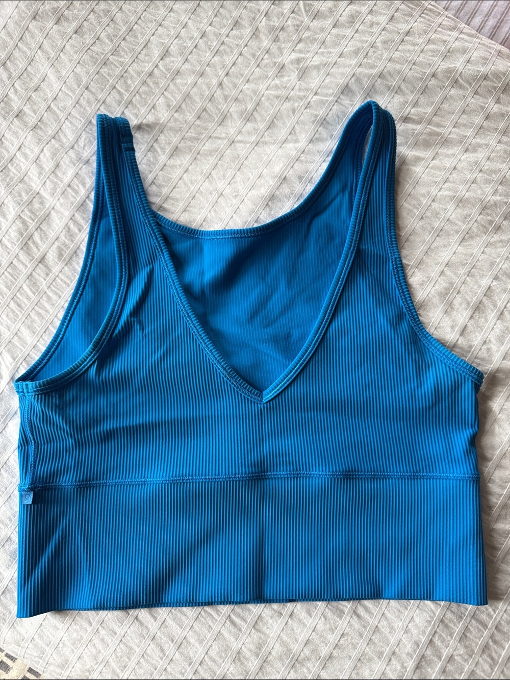 Lululemon Blue Crop Top